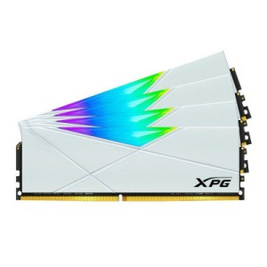 Модуль пам'яті для комп'ютера DDR4 64GB (4x16GB) 3600 MHz XPG Spectrix D50 RGB White ADATA (AX4U360016G18I-QCWH50)