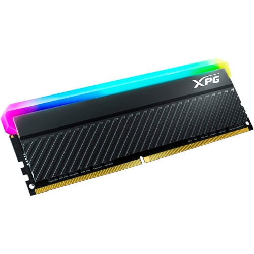 Модуль памяті для компютера DDR4 8GB 3600 MHz XPG Spectrix D45G RGB Black ADATA (AX4U36008G18I-CBKD45G)