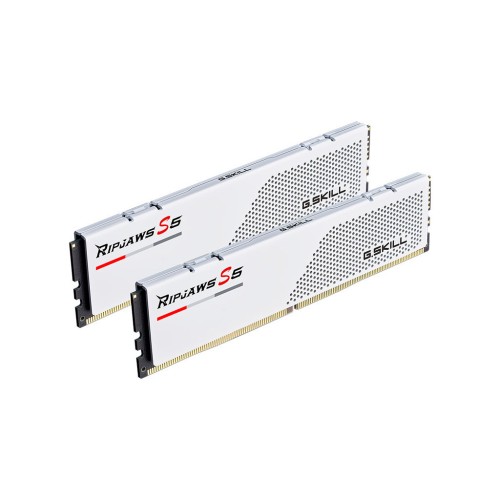 Модуль памяті для компютера DDR5 32GB (2x16GB) 5600 MHz Ripjaws S5 Matte White G.Skill (F5-5600J3036D16GX2-RS5W)