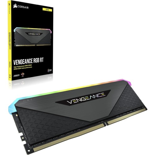 Модуль памяті для компютера DDR4 32GB (2x16GB) 3600 MHz Vengeance RGB RT Black Corsair (CMN32GX4M2Z3600C18)