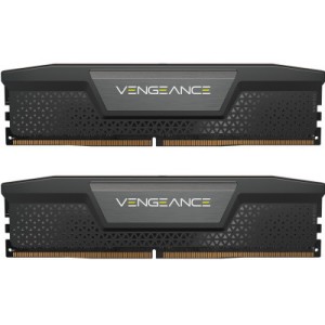 Модуль пам'яті для комп'ютера DDR5 32GB (2x16GB) 5600 MHz Vengeance Black Corsair (CMK32GX5M2B5600C40)