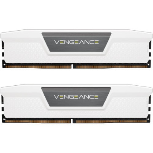 Модуль памяті для компютера DDR5 32GB (2x16GB) 5600 MHz Vengeance White Corsair (CMK32GX5M2B5600C40W)