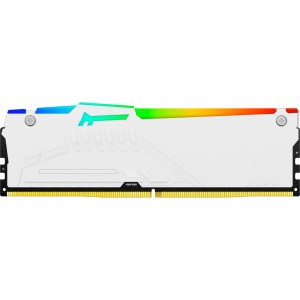 Модуль пам'яті для комп'ютера DDR5 16GB 5200 MHz Beast RGB EXPO White Kingston Fury (ex.HyperX) (KF552C36BWEA-16)