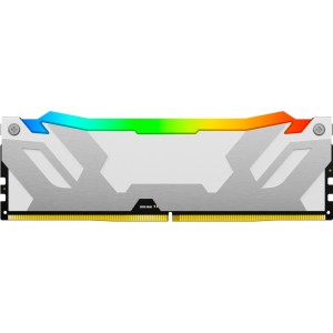 Модуль пам'яті для комп'ютера DDR5 32GB (2x16GB) 6800 MHz Renegade RGB White/Silver Kingston Fury (ex.HyperX) (KF568C36RWAK2-32)