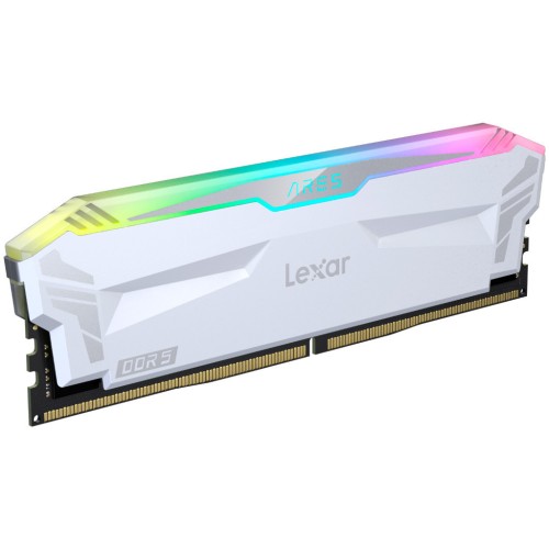 Модуль памяті для компютера DDR5 32GB (2x(16GB) 6400 MHz Ares RGB White Lexar (LD5EU016G-R6400GDWA)
