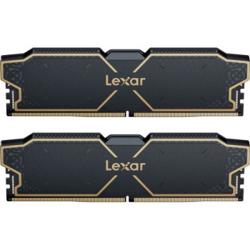 Модуль памяті для компютера DDR5 32GB (2x16GB) 6000 MHz Thor Black Lexar (LD5U16G60C32LG-RGD)