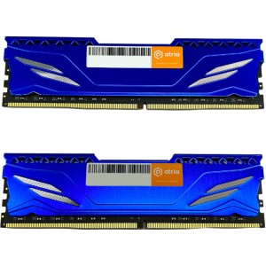 Модуль пам'яті для комп'ютера DDR4 32GB (2x16GB) 3200 MHz Fly Blue ATRIA (UAT43200CL18BLK2/32)