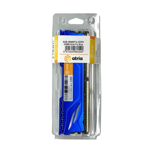 Модуль памяті для компютера DDR4 8GB 2666 MHz Fly Blue ATRIA (UAT42666CL19BL/8)