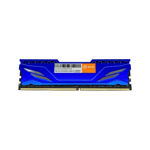 Модуль памяті для компютера DDR4 8GB 3200 MHz Fly Blue ATRIA (UAT43200CL18BL/8)