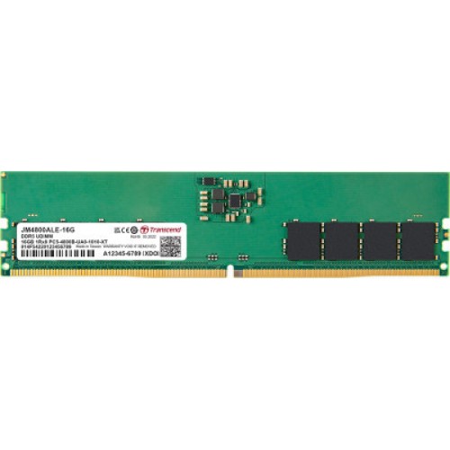 Модуль памяті для компютера DDR5 16GB 4800 MHz Transcend (JM4800ALE-16G)