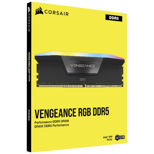 Модуль памяті для компютера DDR5 64GB (2x32GB) 6000 MHz Vengeance RGB Corsair (CMH64GX5M2B6000C38)