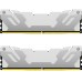 Модуль памяті для компютера DDR5 32GB (2x16GB) 7600 MHz Renegade White XMP Kingston Fury (ex.HyperX) (KF576C38RWK2-32)