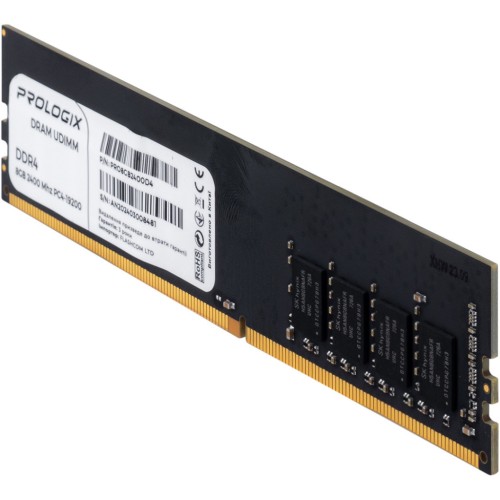 Модуль памяті для компютера DDR4 8GB 2400 MHz Prologix (PRO8GB2400D4)
