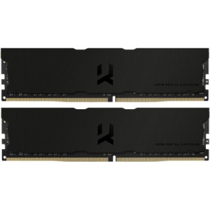 Модуль пам'яті для комп'ютера DDR4 32GB (2x16GB) 3600 MHz IRDM Pro Deep Black Goodram (IRP-K3600D4V64L18S/32GDC)