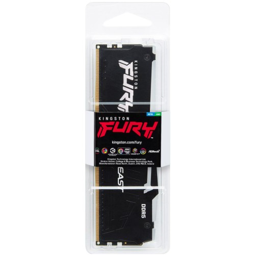 Модуль памяті для компютера DDR5 16GB 6000 MHz Beast RGB Kingston Fury (ex.HyperX) (KF560C30BBA-16)