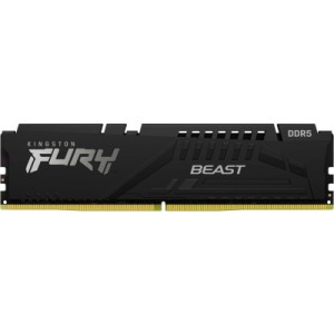 Модуль пам'яті для комп'ютера DDR5 32GB (2x16GB) 6000 MHz Beast Black XMP Kingston Fury (ex.HyperX) (KF560C30BBK2-32)