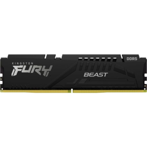 Модуль памяті для компютера DDR5 32GB (2x16GB) 6000 MHz Beast Black XMP Kingston Fury (ex.HyperX) (KF560C30BBK2-32)