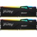 Модуль памяті для компютера DDR5 16GB (2x8GB) 6000 MHz Beast RGB XMP Kingston Fury (ex.HyperX) (KF560C30BBAK2-16)