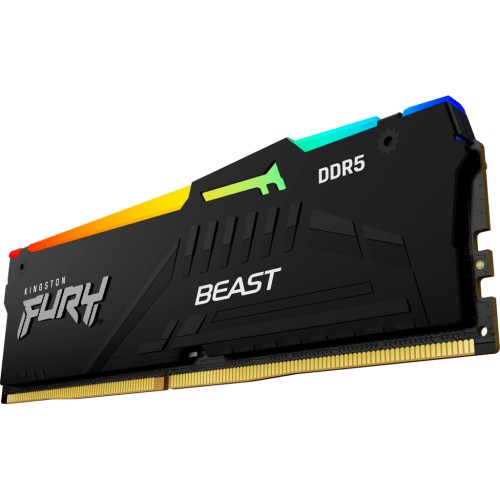 Модуль памяті для компютера DDR5 16GB 6000 MHz FURY Beast RGB EXPO Kingston Fury (ex.HyperX) (KF560C30BBEA-16)