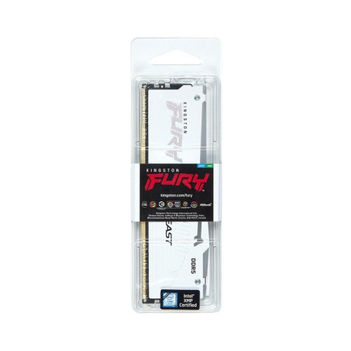 Модуль памяті для компютера DDR5 16GB 6000 MHz Beast White RGB Kingston Fury (ex.HyperX) (KF560C30BWEA-16)