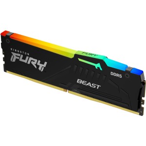 Модуль пам'яті для комп'ютера DDR5 16GB 6400 MHz Beast RGB XMP Kingston Fury (ex.HyperX) (KF564C32BBA-16)