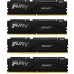 Модуль памяті для компютера DDR5 128GB (4x32GB) 5600 MHz Beast Black XMP Kingston Fury (ex.HyperX) (KF556C40BBK4-128)