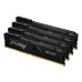 Модуль памяті для компютера DDR4 128GB (4x32GB) 3200 MHz Fury Beast Black Kingston Fury (ex.HyperX) (KF432C16BBK4/128)