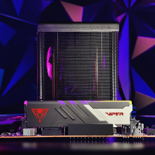 Модуль памяті для компютера DDR5 64GB (2x32GB) 6000 MHz Viper Venom RGB Patriot (PVVR564G600C36K)