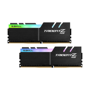 Модуль пам'яті для комп'ютера DDR4 32GB (2x16GB) 3200 MHz TridentZ RGB Black For AMD G.Skill (F4-3200C16D-32GTZRX)