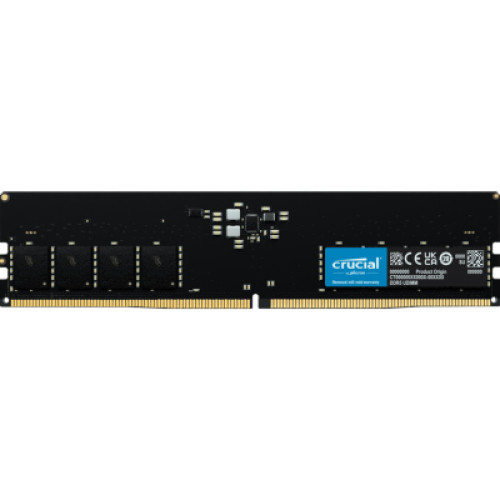 Модуль пам'яті для комп'ютера DDR5 16GB 4800 MHz Micron (CT16G48C40U5T)