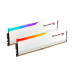 Модуль пам'яті для комп'ютера DDR5 64GB (2x32GB) 6000 MHz Ripjaws M5 RGB Matte White G.Skill (F5-6000J3040G32GX2-RM5RW)