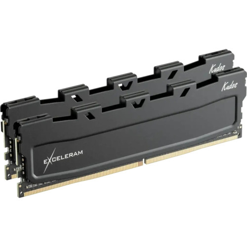Модуль пам'яті для комп'ютера DDR5 64GB (2x32GB) 6000 MHz Black Kudos eXceleram (EK50640603240CD)