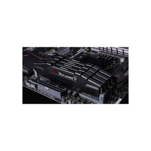 Модуль пам'яті для комп'ютера DDR4 128GB (4x32GB) 3600 MHz RipjawsV Black G.Skill (F4-3600C18Q-128GVK)