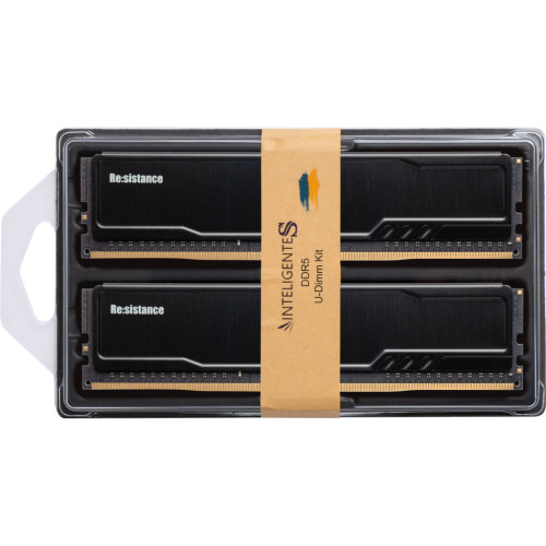 Модуль пам'яті для комп'ютера DDR5 64GB (2x32GB) 5200 MHz CL42 1.1V Resistance INTELIGENTES (IR5BII2/64)