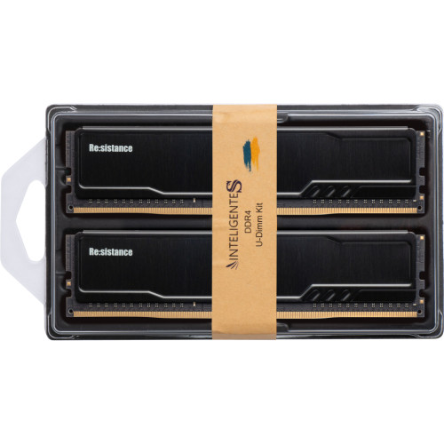 Модуль пам'яті для комп'ютера DDR4 16GB (2x8GB) 2666 MHz CL19 1.2V Resistance INTELIGENTES (IR4CHD2/16) Модуль пам'яті для комп'ютера DDR4 16GB (2x8GB) 2666 MHz CL19 1.2V Resistance INTELIGENTES (IR4CHD2/16)