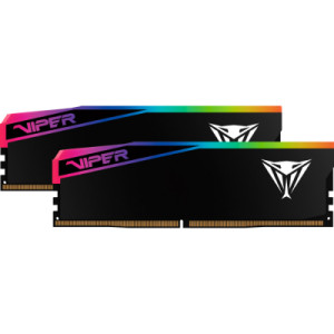 Модуль пам'яті для комп'ютера DDR5 32GB (2x16GB) 6400 MHz Viper Elite 5 Ultra RGB Patriot (VEUR532G6432K)