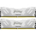 Модуль пам'яті для комп'ютера DDR5 48GB (2x24GB) 8000 MHz Renegade White/Silver Kingston Fury (ex.HyperX) (KF580C38RWK2-48)