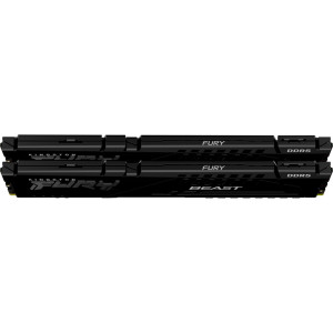 Модуль пам'яті для комп'ютера DDR5 64GB (2x32GB) 6000 MHz Beast EXPO Black Kingston Fury (ex.HyperX) (KF560C36BBE2K2-64)
