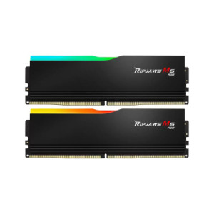 Модуль пам'яті для комп'ютера DDR5 32GB (2x16GB) 6000 MHz Ripjaws M5 RGB Black G.Skill (F5-6000J3636F16GX2-RM5RK)