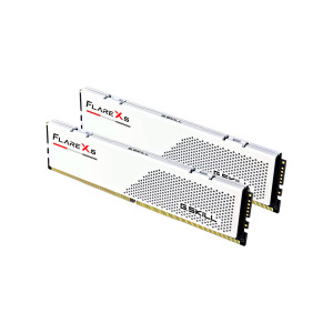 Модуль пам'яті для комп'ютера DDR5 32GB (2x16GB) 6400 MHz Flare X5 Matte White G.Skill (F5-6400J3240G16GX2-FX5W)