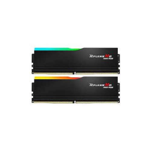 Модуль пам'яті для комп'ютера DDR5 32GB (2x16GB) 6400 MHz Ripjaws M5 Neo RGB Matte Black G.Skill (F5-6400J3240G16GX2-RM5NRK)