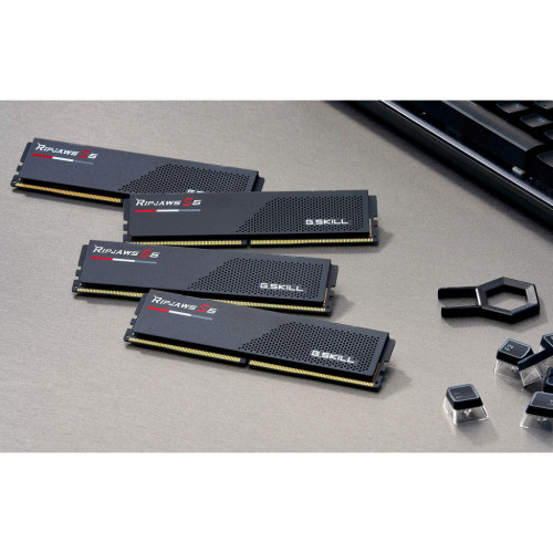 Модуль пам'яті для комп'ютера DDR5 32GB (2x16GB) 6400 MHz Ripjaws S5 Matte Black G.Skill (F5-6400J3648F16GX2-RS5K)