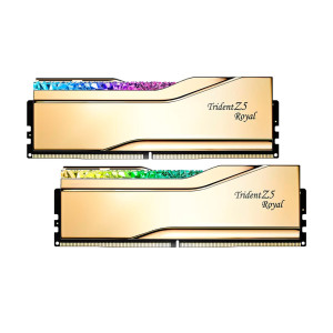 Модуль пам'яті для комп'ютера DDR5 32GB (2x16GB) 7200 MHz Trident Z5 Royal Gold G.Skill (F5-7200J3445G16GX2-TR5G)