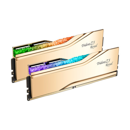 Модуль пам'яті для комп'ютера DDR5 32GB (2x16GB) 7200 MHz Trident Z5 Royal Gold G.Skill (F5-7200J3445G16GX2-TR5G)