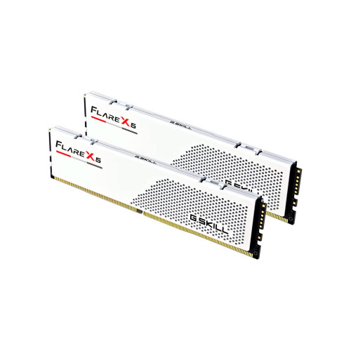Модуль пам'яті для комп'ютера DDR5 48GB (2x24GB) 6000 MHz Flare X5 Matte White G.Skill (F5-6000J3036F24GX2-FX5W)