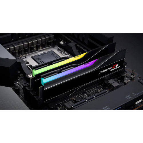 Модуль пам'яті для комп'ютера DDR5 48GB (2x24GB) 6000 MHz Trident Z5 Neo RGB Matte Black G.Skill (F5-6000J4048F24GX2-TZ5NR)