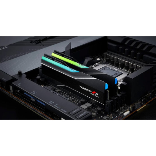 Модуль пам'яті для комп'ютера DDR5 48GB (2x24GB) 6400 MHz Trident Z5 Neo RGB Matte Black G.Skill (F5-6400J3239F24GX2-TZ5NR)