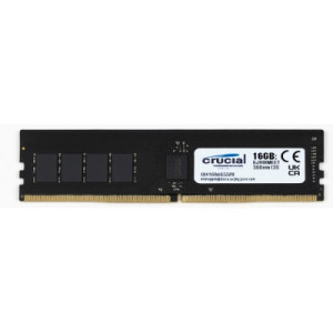 Модуль пам'яті для комп'ютера DDR5 16GB 6400 MHz Micron (CT16G64C52CU5)