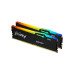 Модуль пам'яті для комп'ютера DDR5 128GB (2x64GB) 5600 MHz Beast RGB Kingston Fury (ex.HyperX) (KF556C40BBAK2-128)