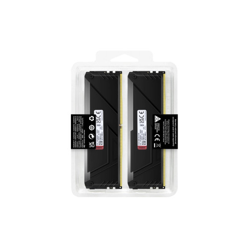 Модуль пам'яті для комп'ютера DDR4 32GB (2x16GB) 3200 MHz Beast RGB Black Kingston Fury (ex.HyperX) (KF432C16BB12AK2/32WP)